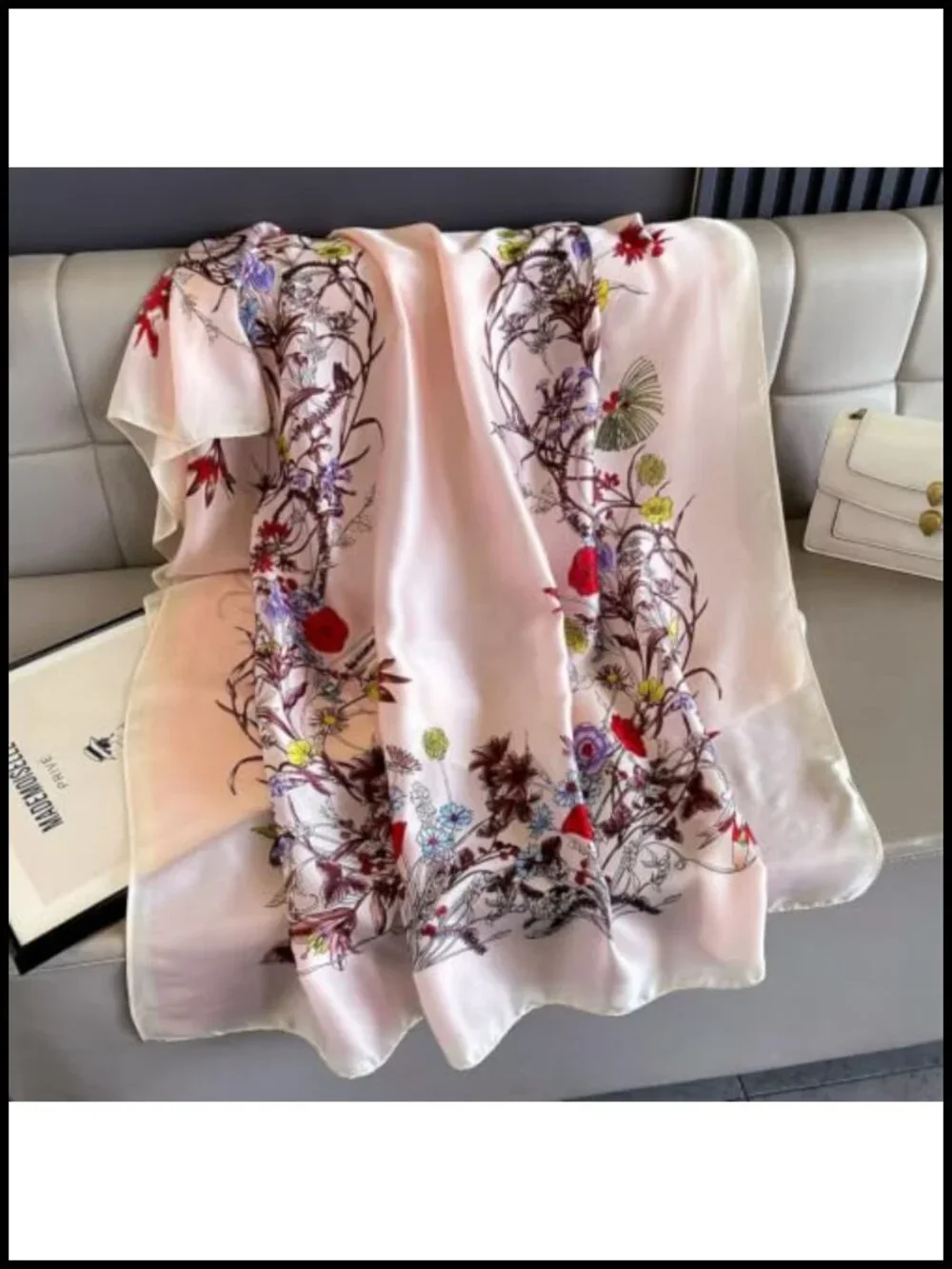 70x35in Mulberry Silk Fashion Scarf Lightweight Shawl Wrap Long